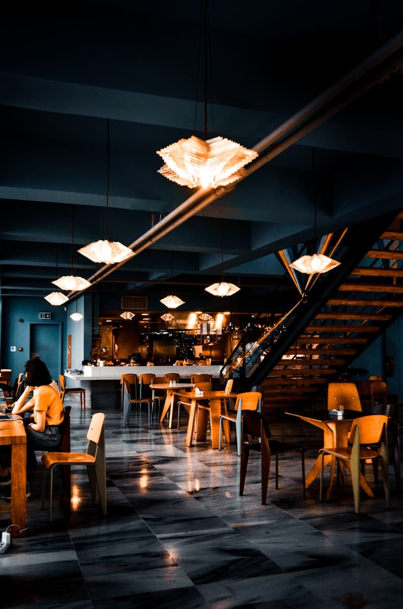 Dining room at Salem RR Biriyani